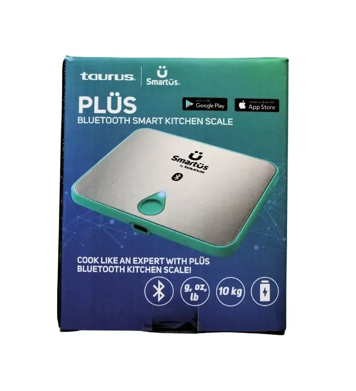 Báscula Inteligente Taurus Plüs 10 kg | Conectividad Bluetooth