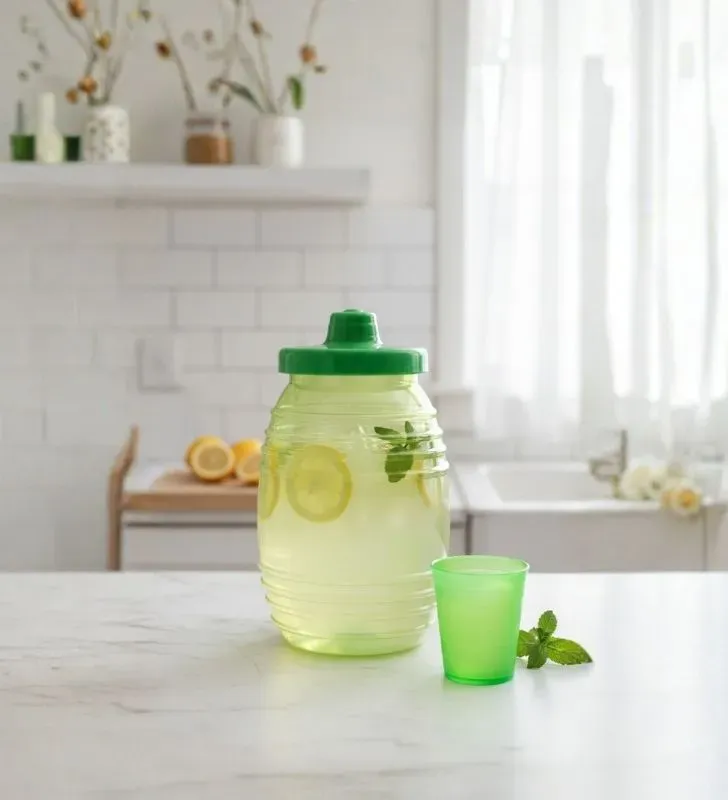 Vitrolero Rubik 1 Litro Translúcido | Colores Verde, Morado, Rojo