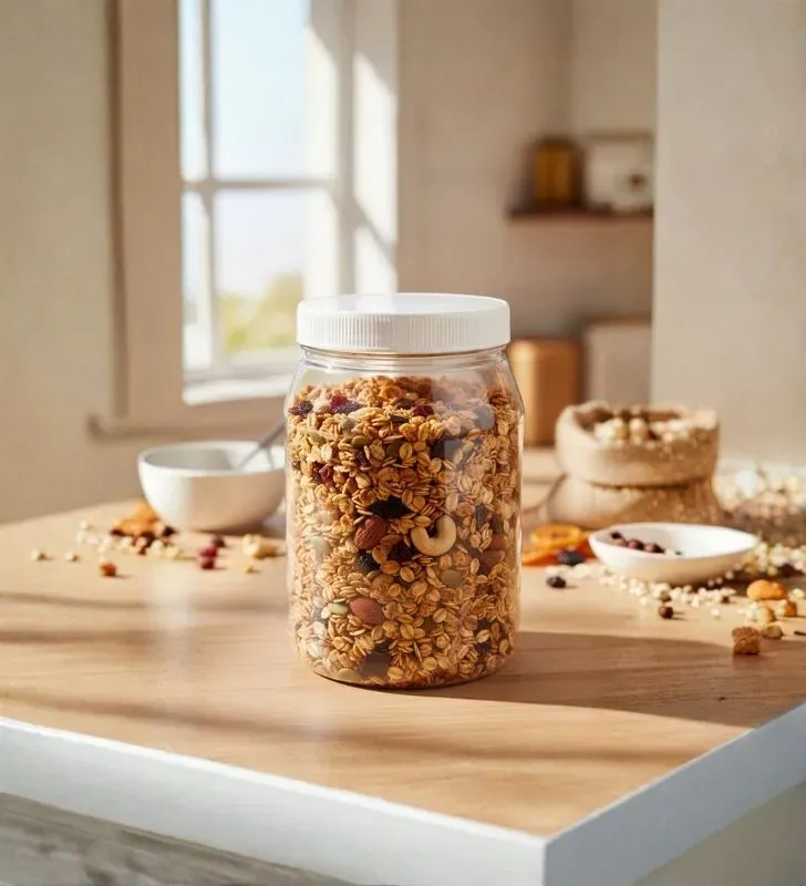 Tarro PET Cristal 1 Kg Plastika R-83 | Ref. LT1B042