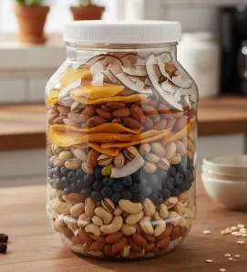 Tarro Octagonal PET 3.5 L Plastika R-110 | Ref. LT1B058