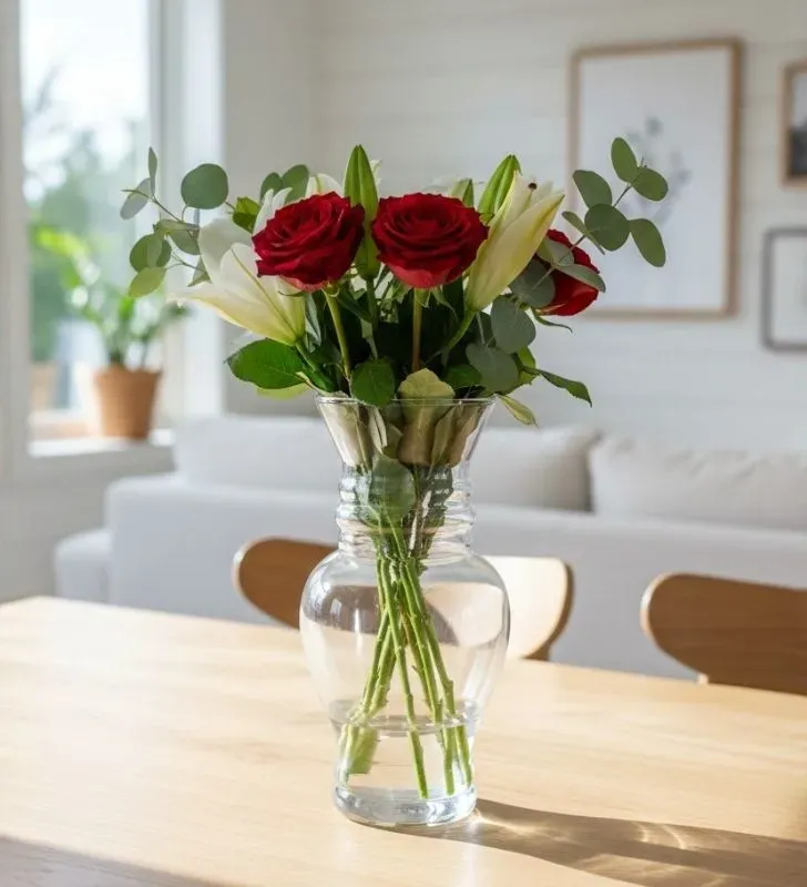 Florero Regio Pardo Glasstic | Florero de Plástico Gran Formato