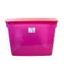 Caja Organizadora Polybox Large 60 L Rosa con Tapa - Polycar PT-BOX-006