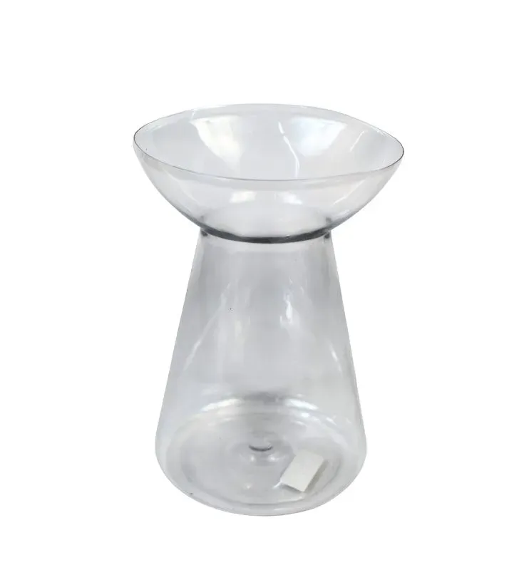 Florero Hongo Reforzado Pardo | Plástico de Alta Estabilidad