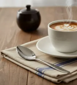 Cuchara para Café Dalia 1DAL09 - Cubiertos Ferfil - Acero Inoxidable