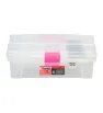 Caja Vanity 14" Transparente Santul 6402 - Organizador con Charola