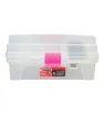 Caja Vanity 14" Transparente Santul 6402 - Organizador con Charola
