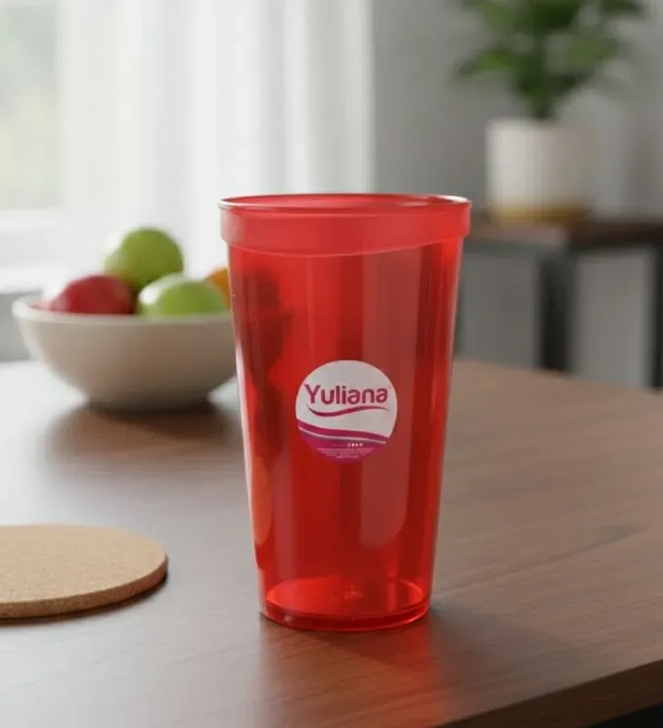 Vaso Orlando 1 Litro Yuliana MX-232 | Colores Variados