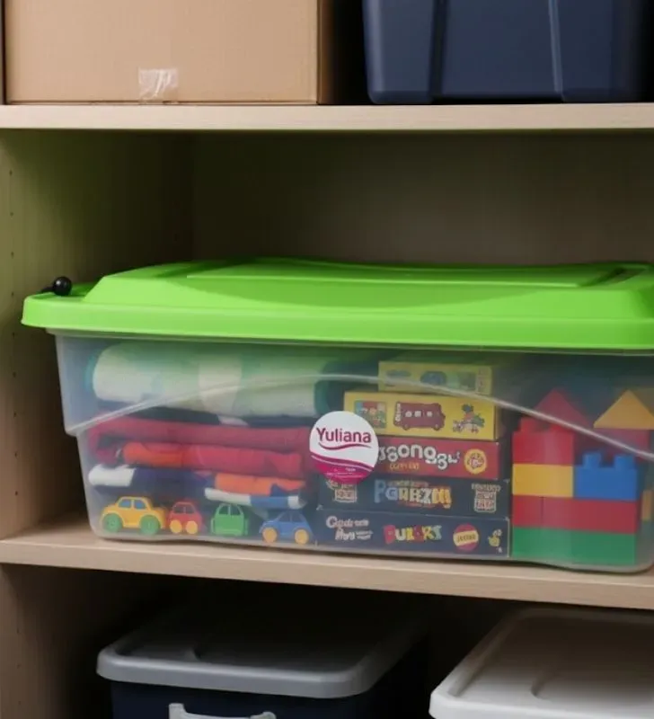 Caja Organizadora Clip 10L Yuliana MX-204 - Tapa Inteligente