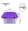 Caja Organizadora Clip 10L Yuliana MX-204 - Tapa Inteligente