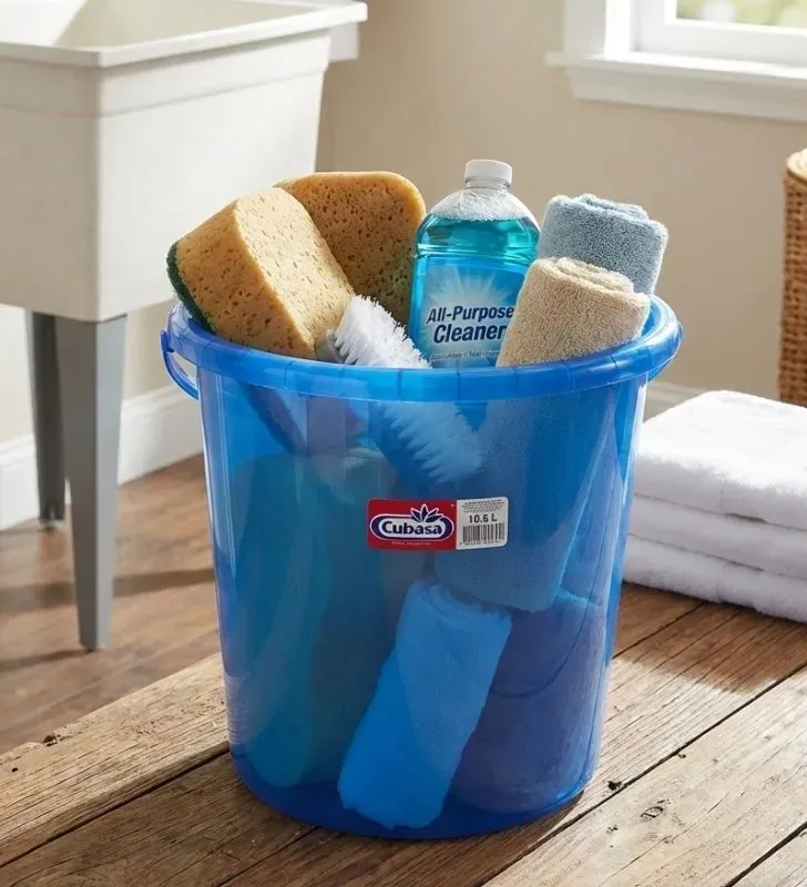 Cubeta 2000 Transparente 10.5L Cubasa 0215 - Alta Resistencia