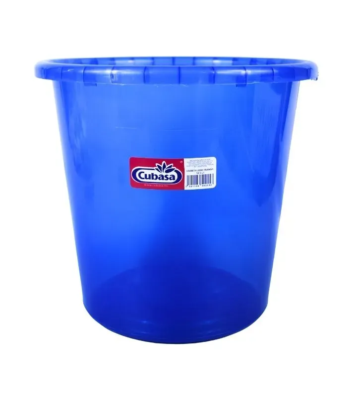 Cubeta 2000 Transparente 10.5L Cubasa 0215 - Alta Resistencia
