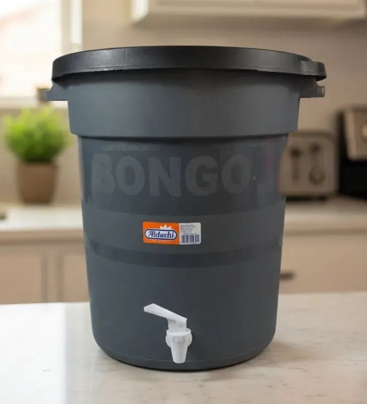 Bote con Llave 40L Cubasa 4972 - Dispensador Alduchi