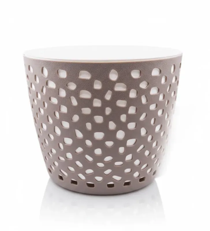 Maceta Isabella Redonda 10" Cubasa 8.6L - Diseño Calado