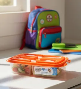 Portalunch Alica A321 con Cubiertos - Contenedor Sólido