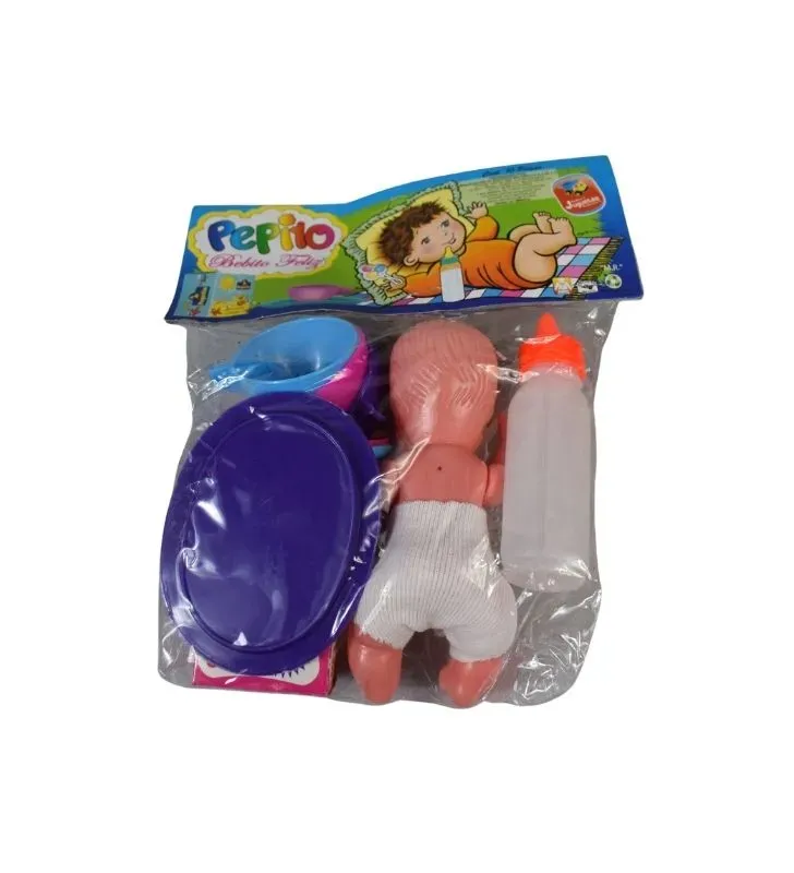 Maqueta Chica Bebé con Accesorios - Juguetes Nacionales