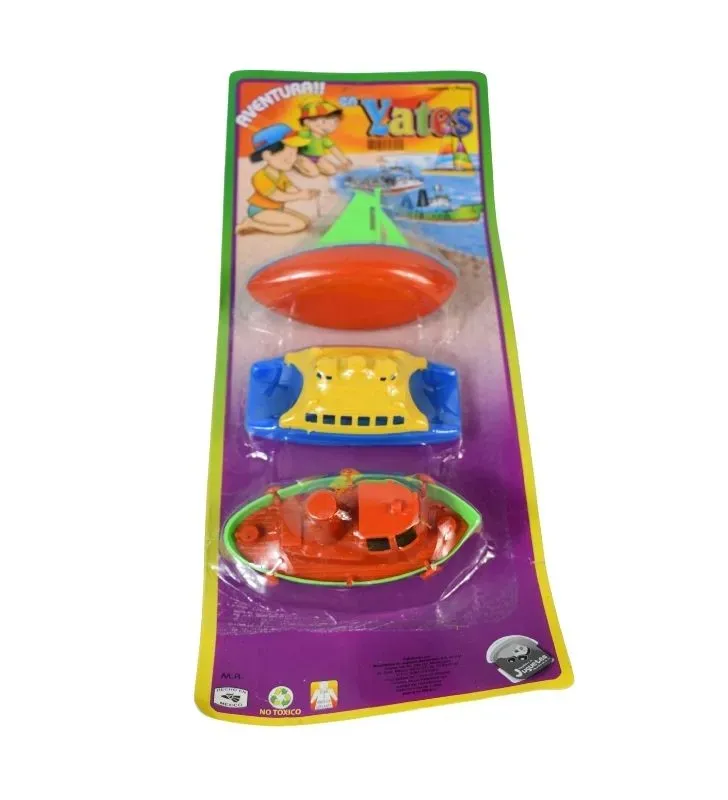 Set Aventura en Yates 3 Pzas - Juguetes Nacionales para Agua