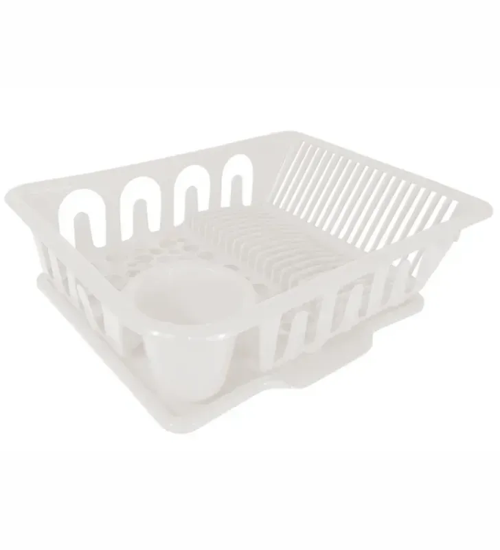 Escurridor para Trastes Yuliana MX-154 con Base - Blanco