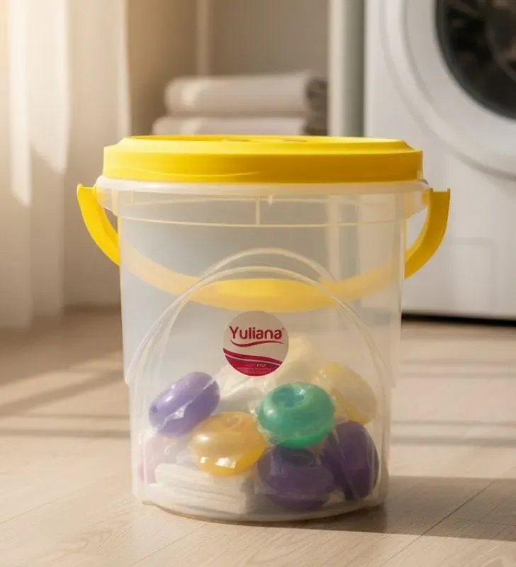 Bote Vikingo Yuliana MX-163 de 5L con Tapa y Asa