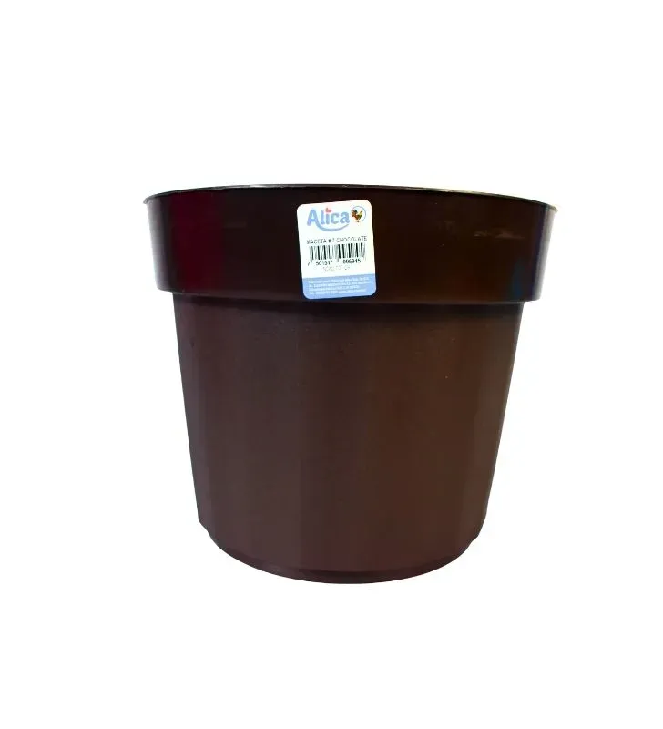 Maceta No. 7 Austera Alica NOMJ-007 CH - Color Chocolate