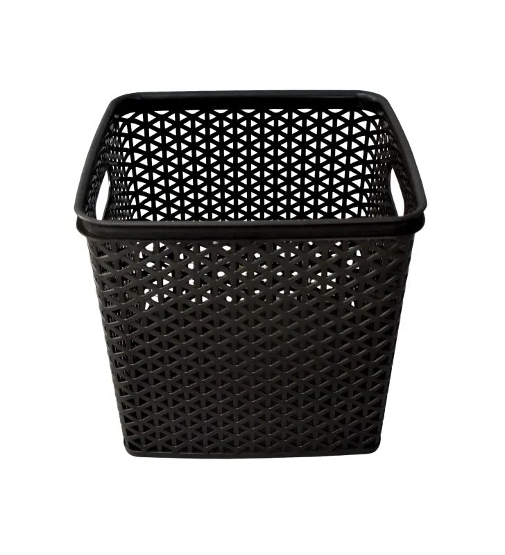 Canasta Rattan Cuadrada Cubasa 30 Litros - Color Chocolate