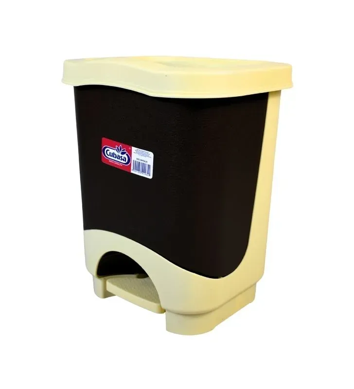 Bote Papelero con Pedal Cubasa No. 8 - 8 Litros Negro