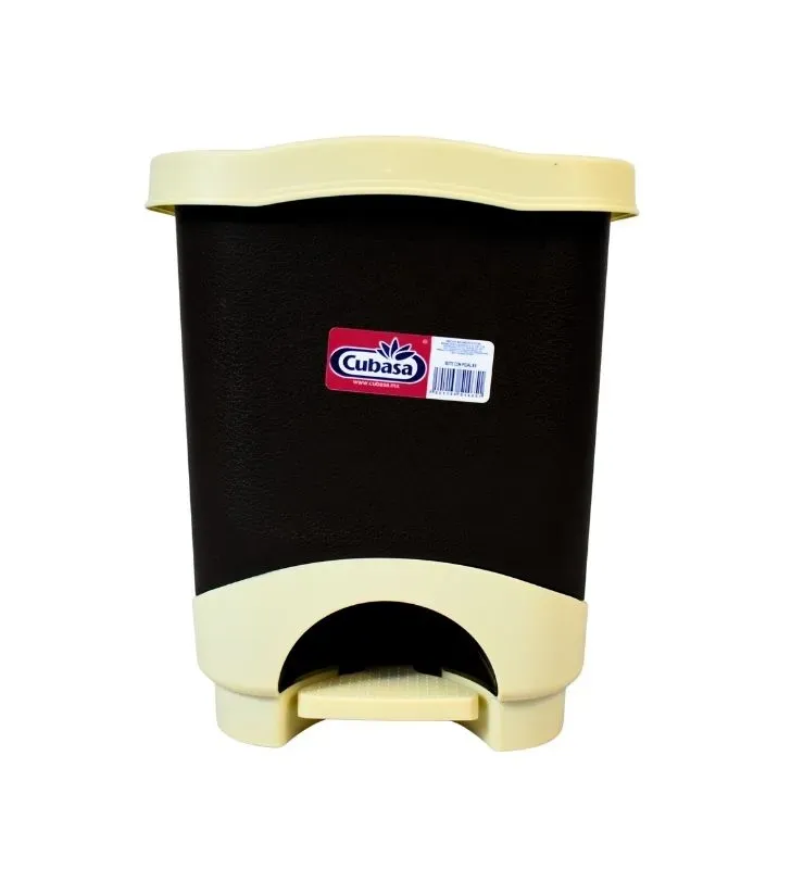 Bote Papelero con Pedal Cubasa No. 8 - 8 Litros Negro