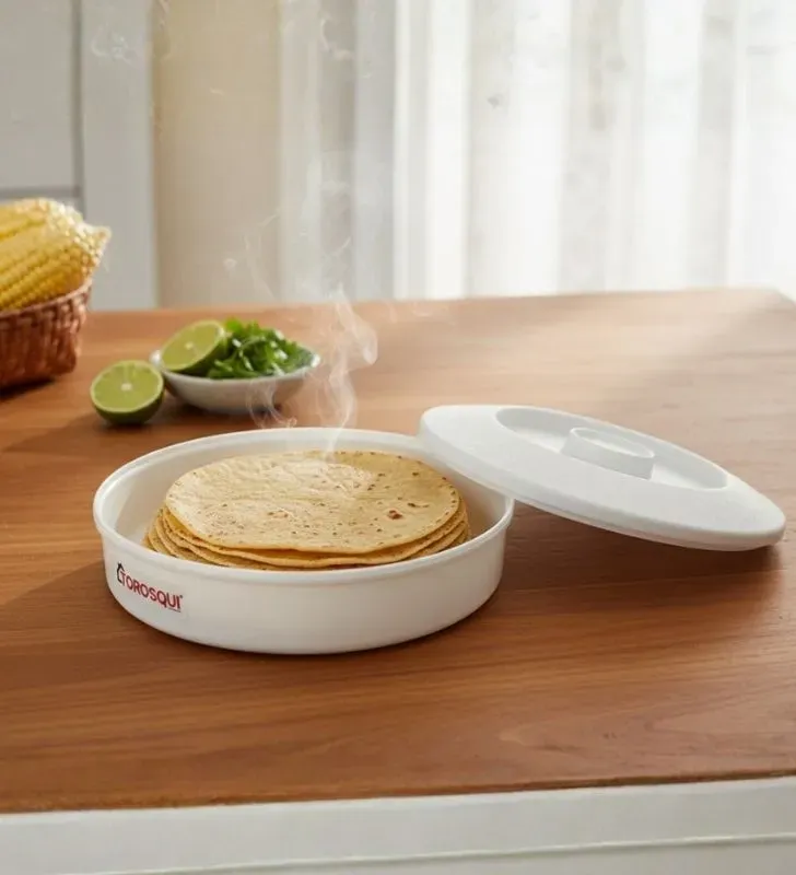 Tortillero LE Torosqui con Tapa - Apto para Microondas