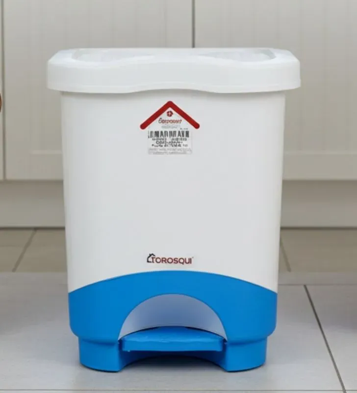 Bote de Pedal Torosqui Plus 8L - Higiénico y Resistente