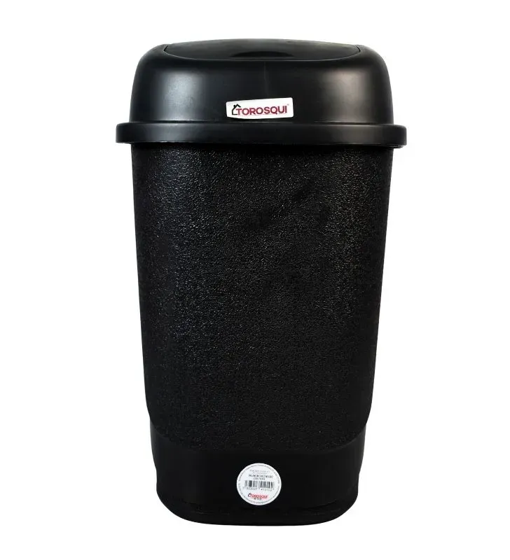 Bote Balancín Torosqui Chico Negro con Tapa de Color