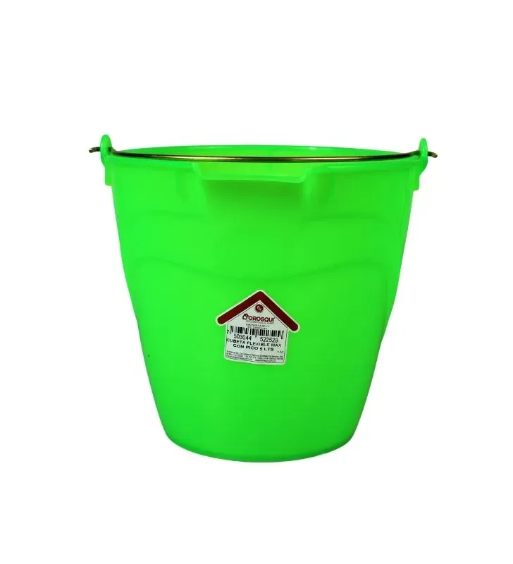 Cubeta Flexible Torosqui Max 5L con Pico y Graduación