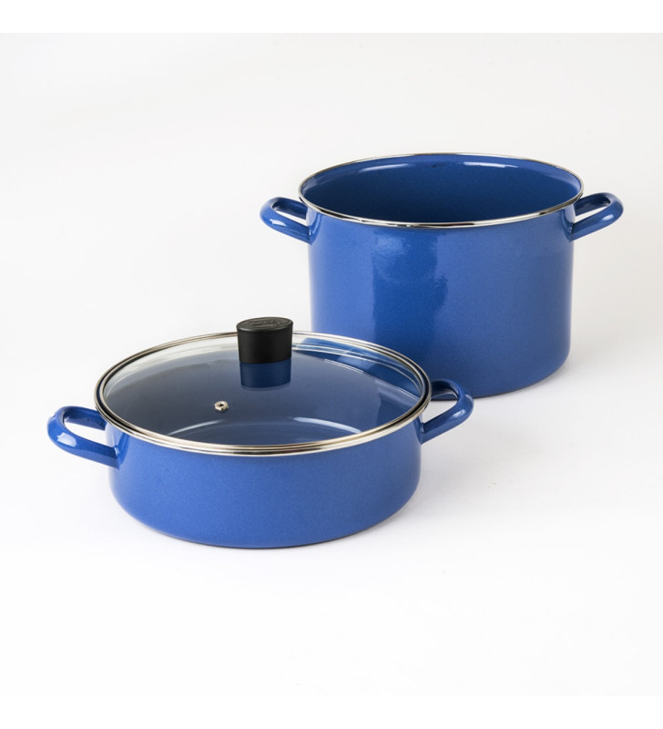 Batería Armenia Azul Grafito Novacero | Cocina con Estilo y Eficiencia-CINSA