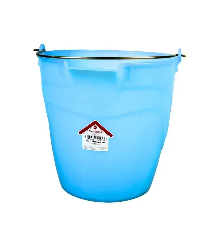 Cubeta Flexible Torosqui Max 8L con Pico Vertedor y Graduación