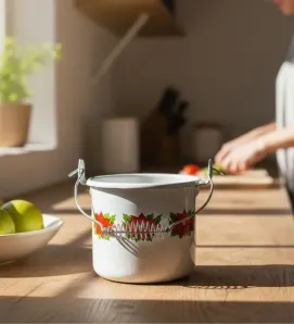 Vaso de Aluminio Prodesa No. 14 - Decorado Nochebuena