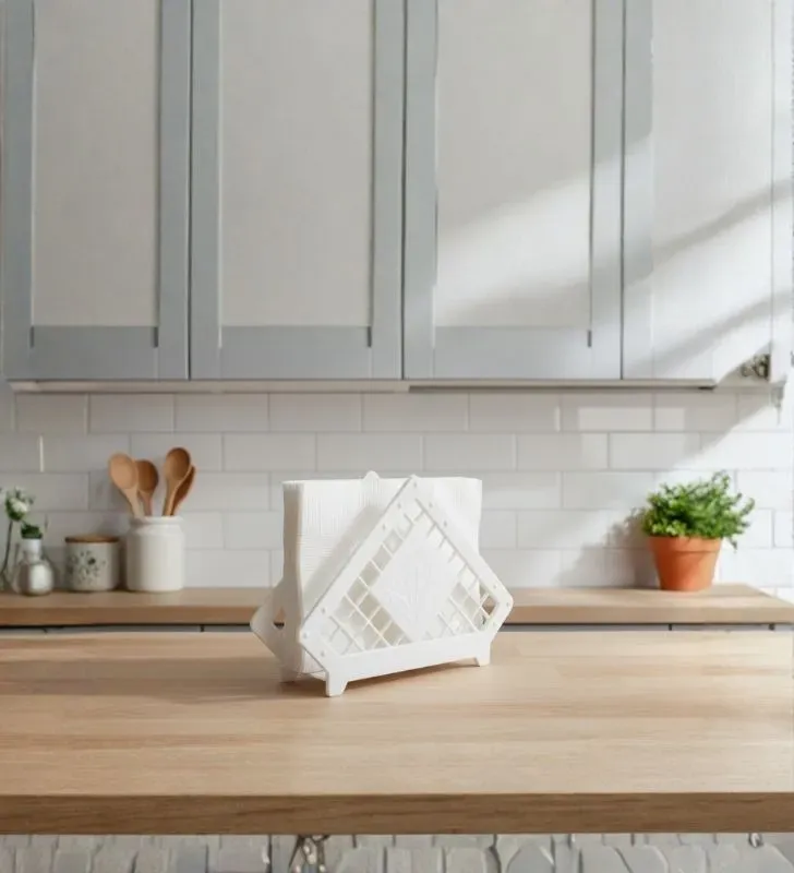 Servilletero Blanco Boris - Clásico y Resistente para Mesa