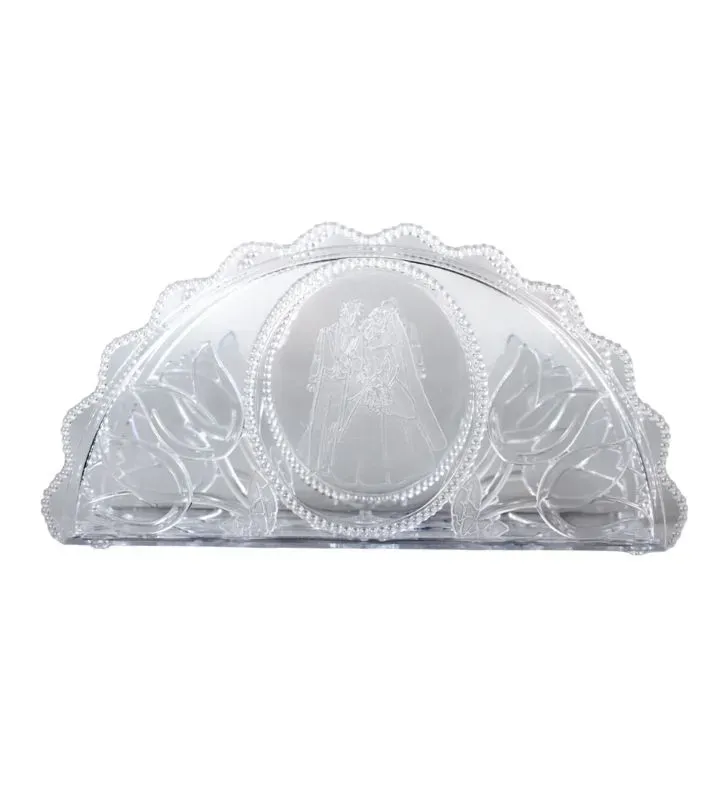 Servilletero Boda Cristal Abastecedora Mercantil - Recuerdo Elegante