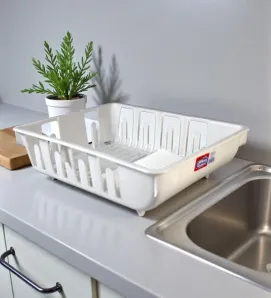 Escurridor de Platos Cubasa Platino Blanco - 1839