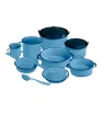 Batería de Cocina Cinsa 50 Aniversario Azul Esmaltada y Completa