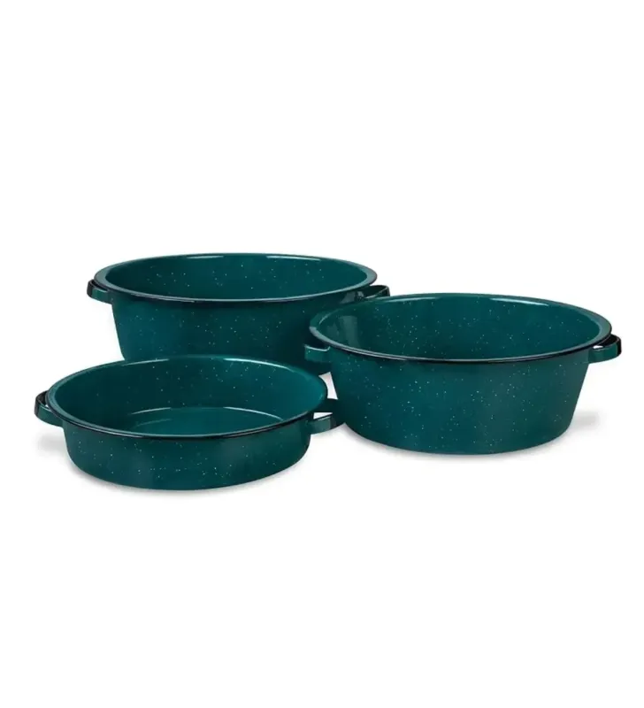 Juego de Bandejas Xitlali 3 pzas Verde Aqua