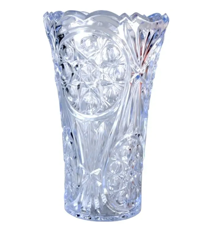 Florero Bohemia Chico Plasvic W015 - Diseño Cristal Cortado