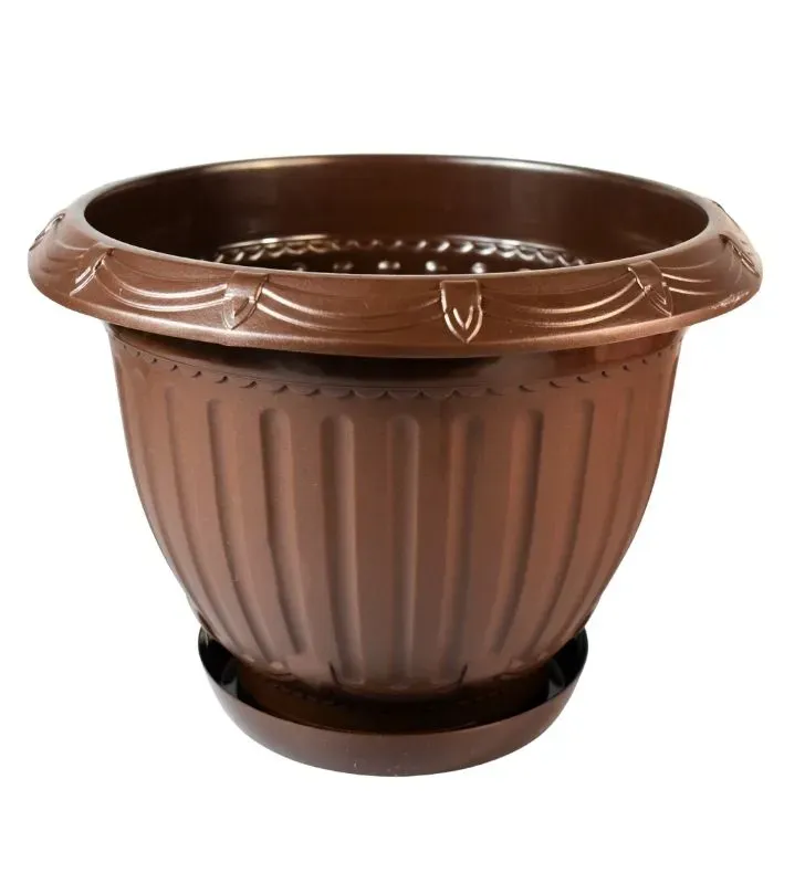 Maceta Clásica Grande Plasvic W060 - Jardinería Resistente