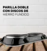 Parrilla Eléctrica Taurus Helios Duo M96813100 - Doble Quemador