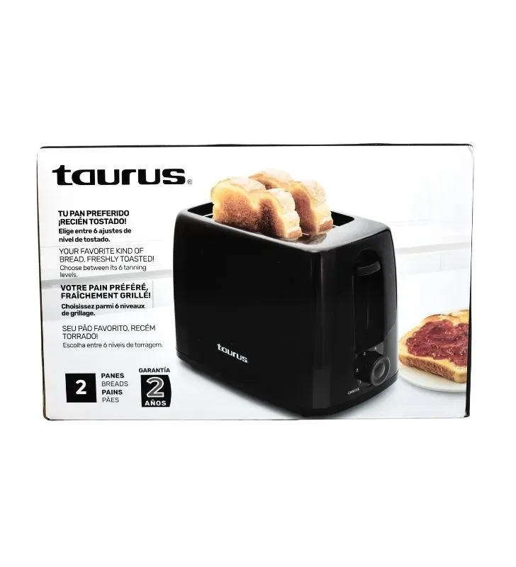 Tostador Taurus Lucerna M96060840 - 6 Niveles y Tacto Frío