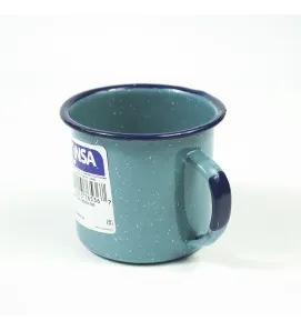 Vaso Recto Cinsa No. 8 360, 400 ml Peltre Esmaltado