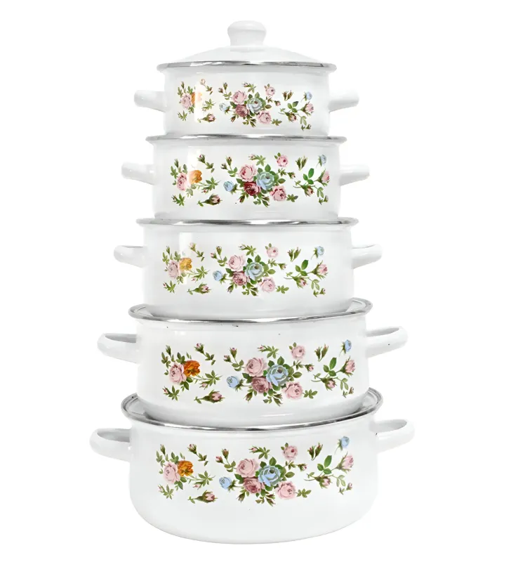 Set de 5 Ollas Travessa 16-24 cm con Tapa - Modelo 043-037-003