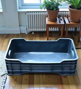 Caja Gigante Mediana Cerrada Europlast - Material Reproceso