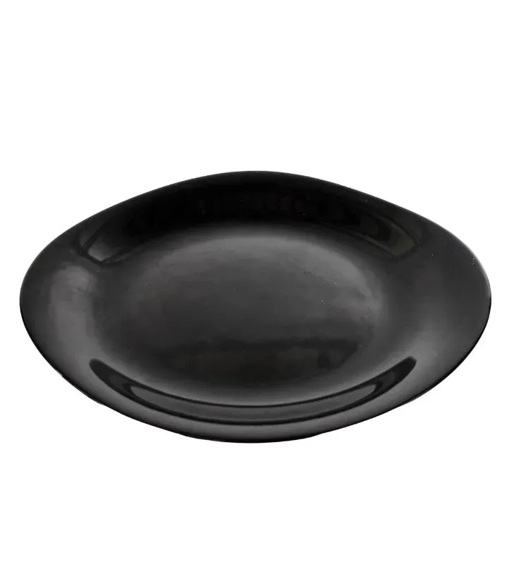 Plato Trinche Cuadrado Ranieri Opal Negro 28cm - 97995