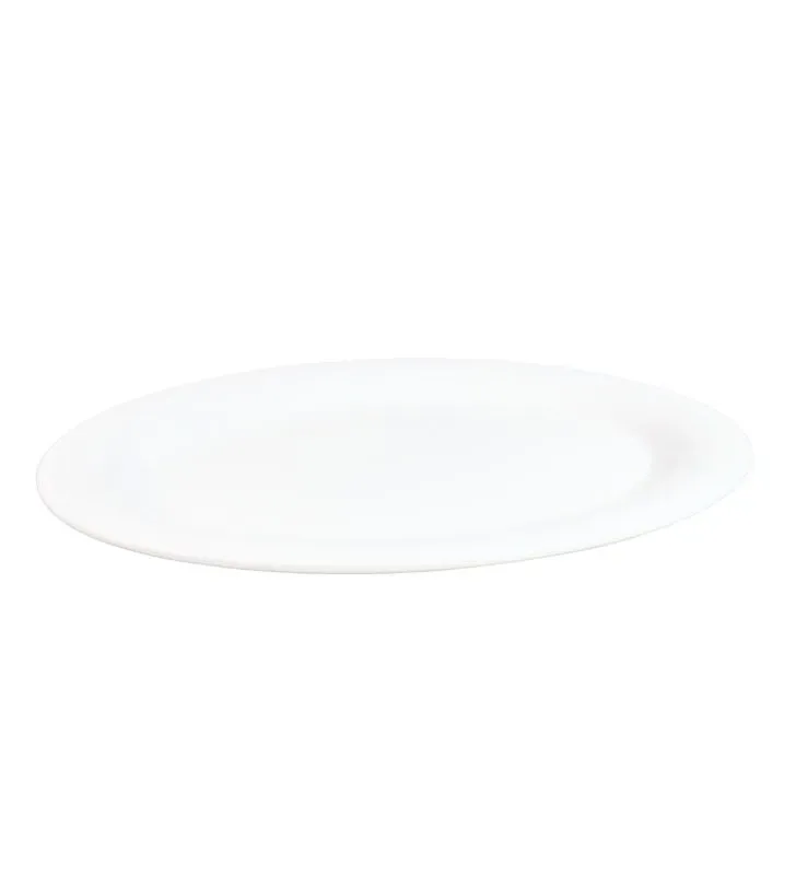 Plato Ovalado Tavola 14" Blanco - Modelo 80751
