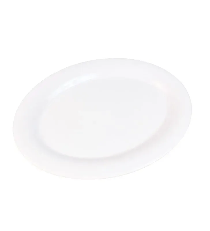 Plato Ovalado Tavola 14" Blanco - Modelo 80751