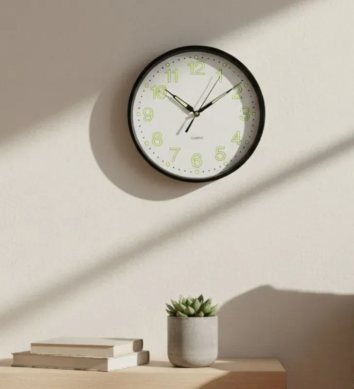 Reloj de Pared ZAZ II 30cm Moderno y Luminoso - 9592Y