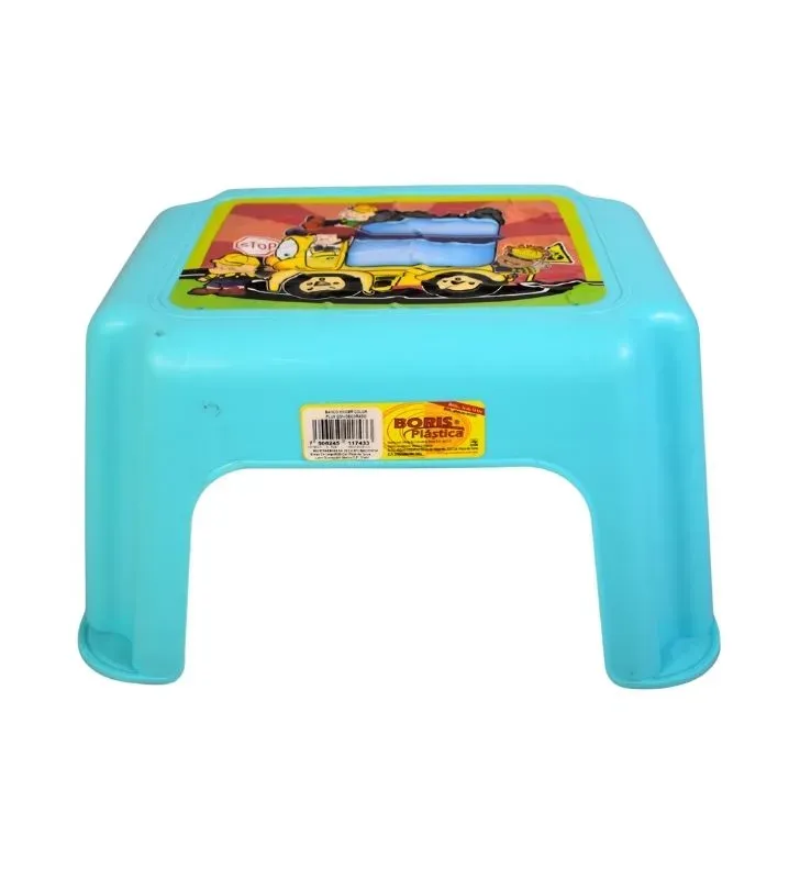 Banco Kinder Boris Color Plus Decorado - Asiento Infantil Seguro